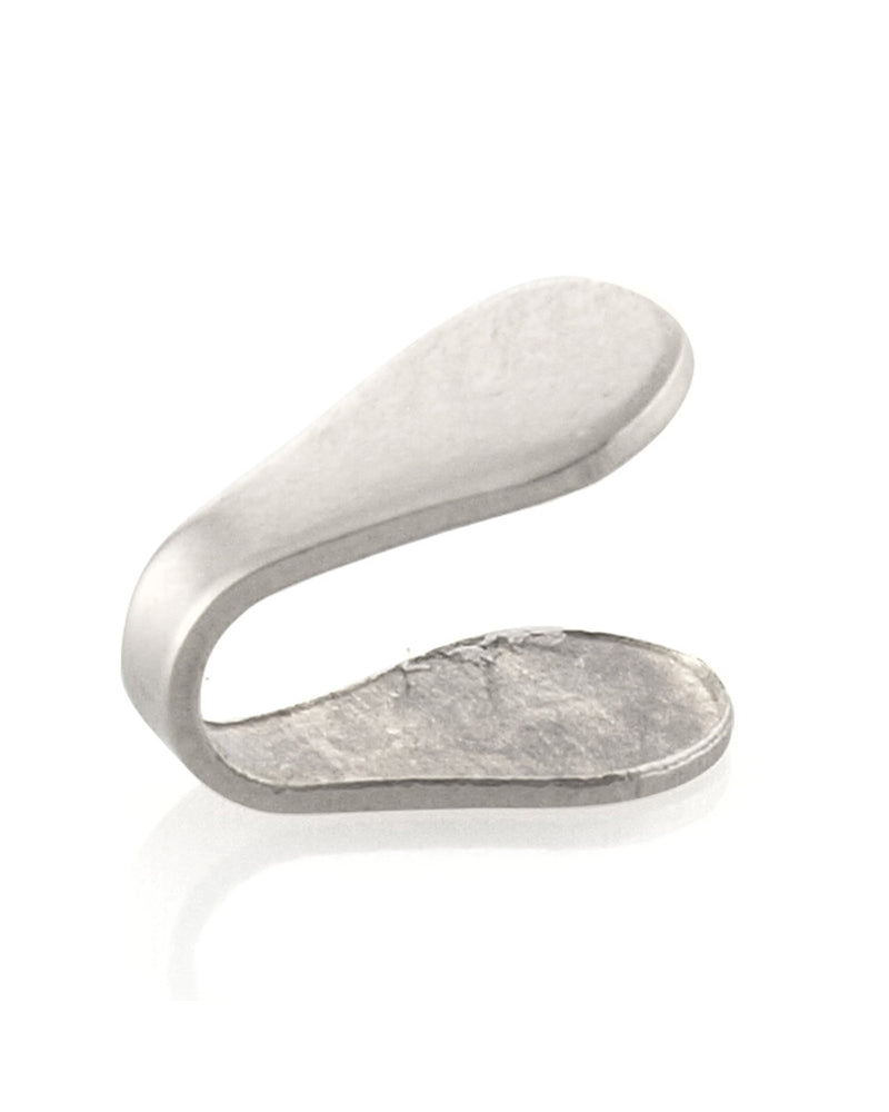 18K White Gold Chain Ending (Width: 4mm)