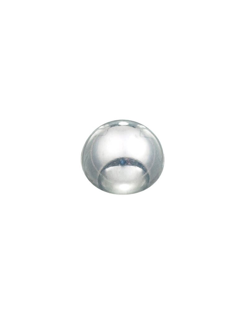 925 Sterling Silver Half Ball 8mm
