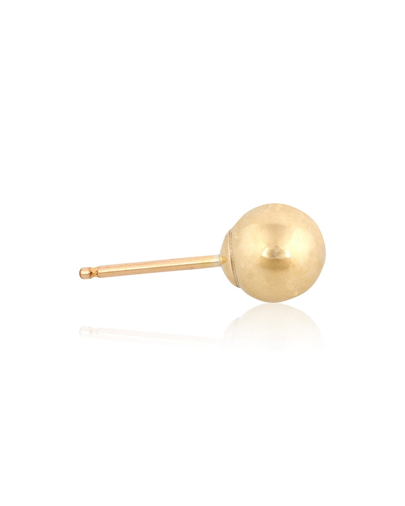 Yellow Gold Filled Ball Earring 7mm