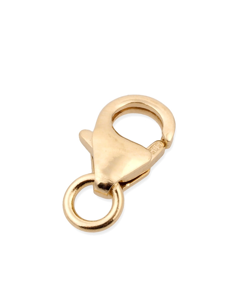 14K Yellow Gold 8mm Trigger Clasp W/open ring