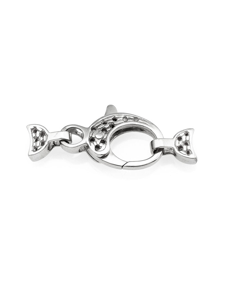 18K White Gold Large Lobster Clasp 19mm