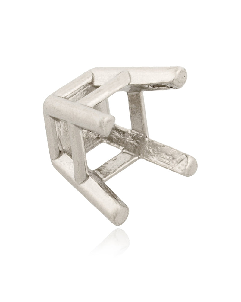 14K White Gold Princess 4-Prong Basket Cast 20Pt (3mm) (30611-0300-000)