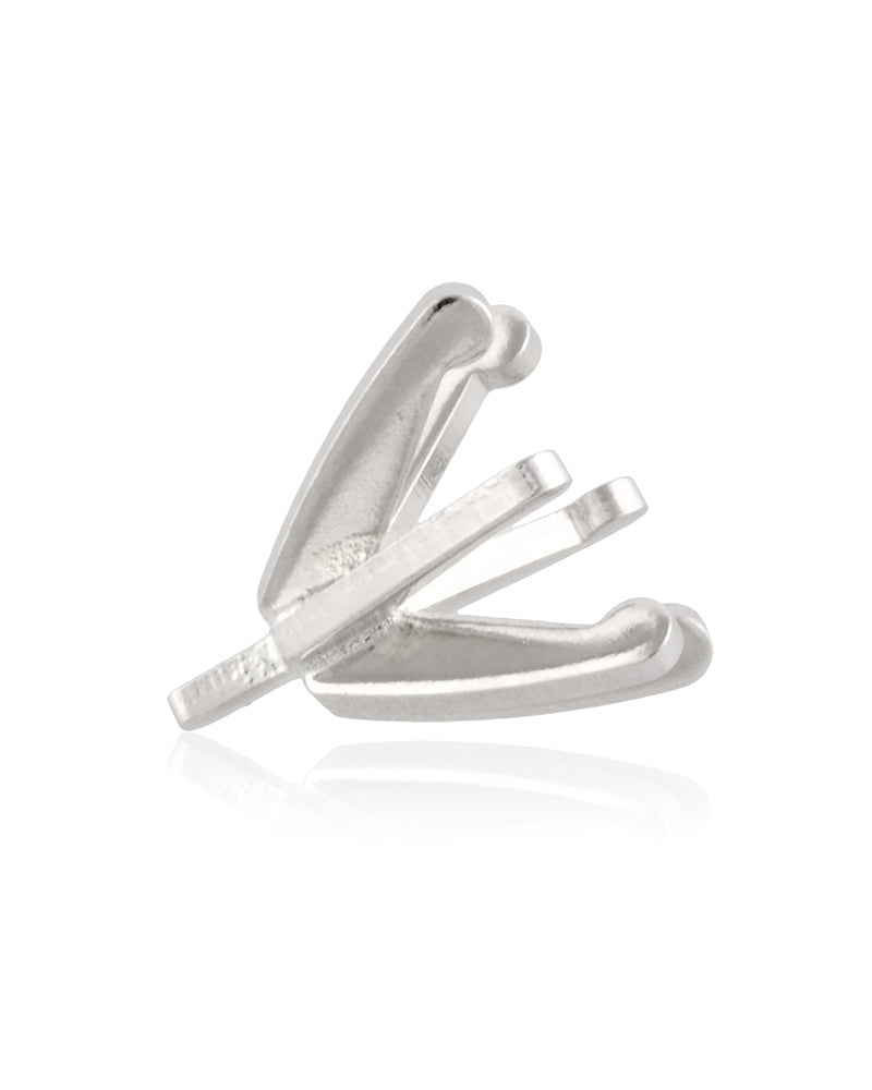 14K White Gold Martini Low Ring Head W/Peg 50Pt