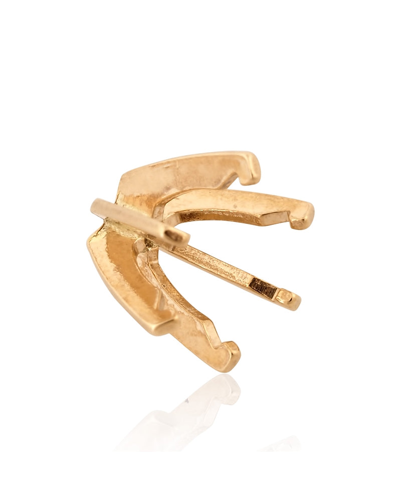 18K White Gold 6 Prongs Cast Martini Setting 1Ct