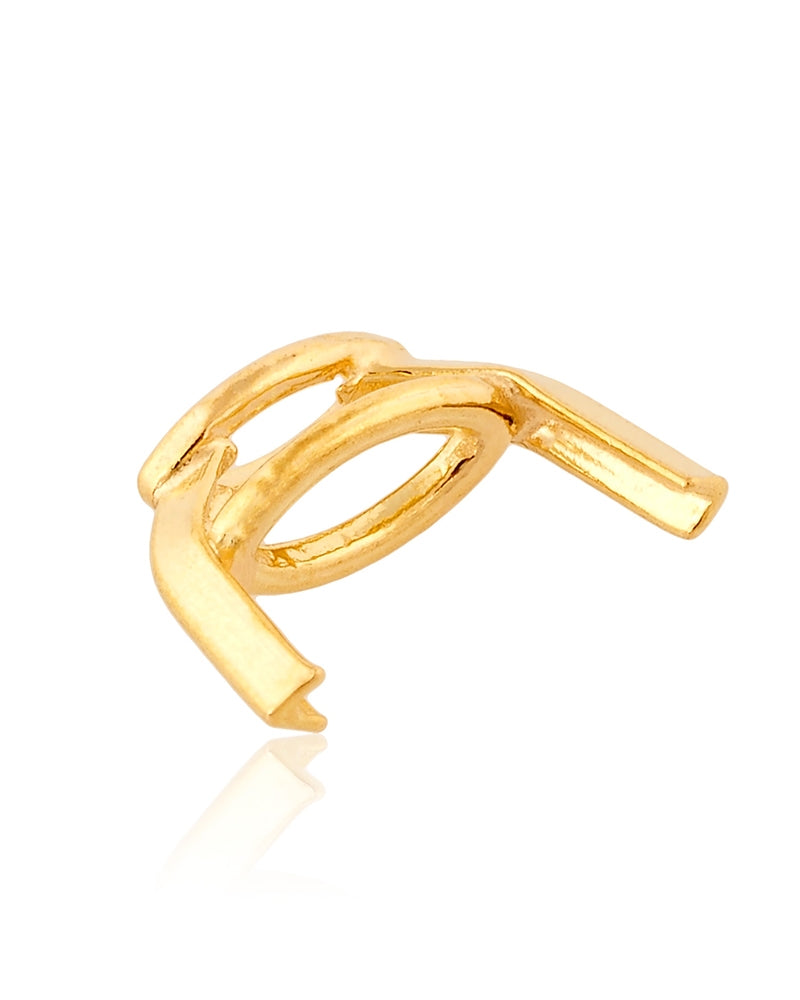 18K Yellow Gold 2 Prongs Marquize Basket Setting 3.25X6.4mm