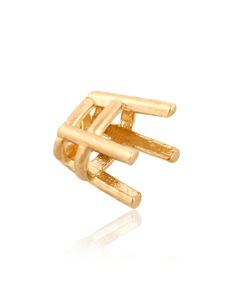 14K Yellow Gold Oval 25Pt (5X3mm) 4Prg Basket 32153-0200-000