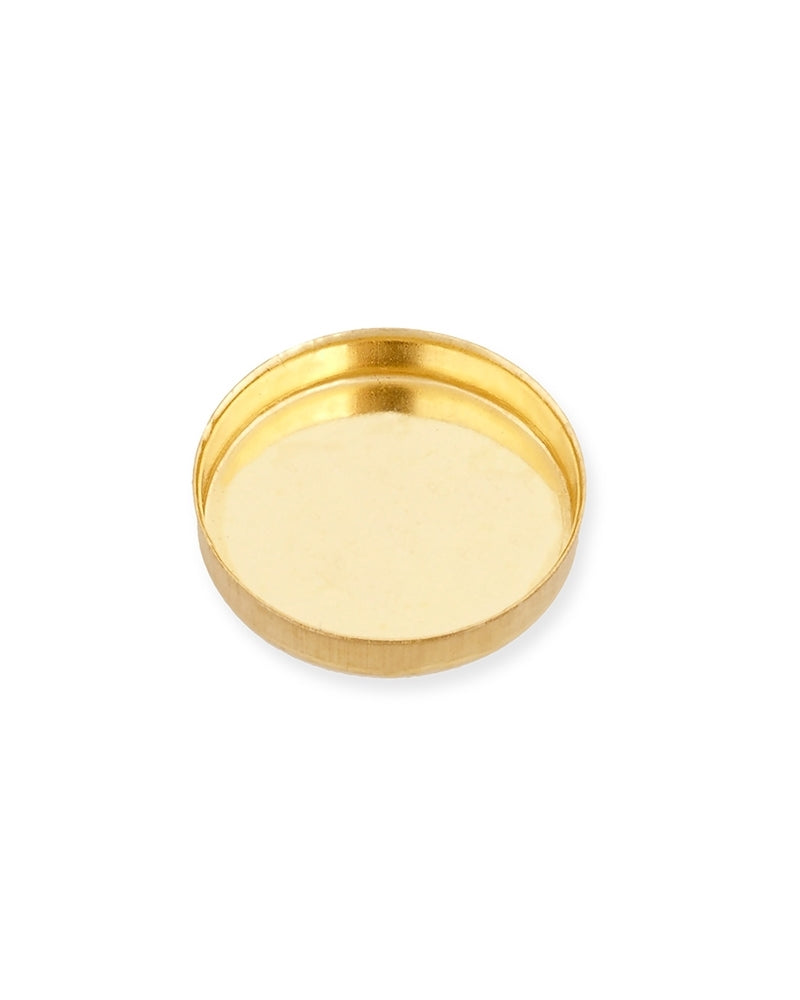 Yellow Gold Filled Bezel Cup 14mm