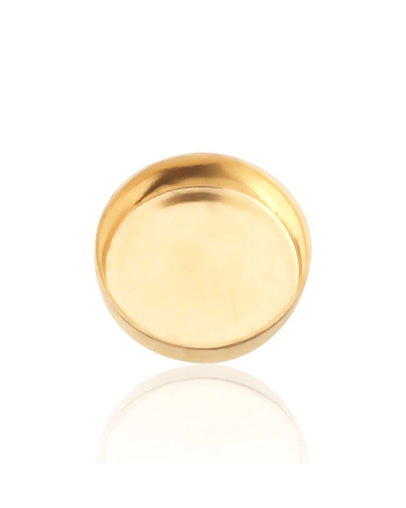 Yellow Gold Filled Bezel Cup 7mm