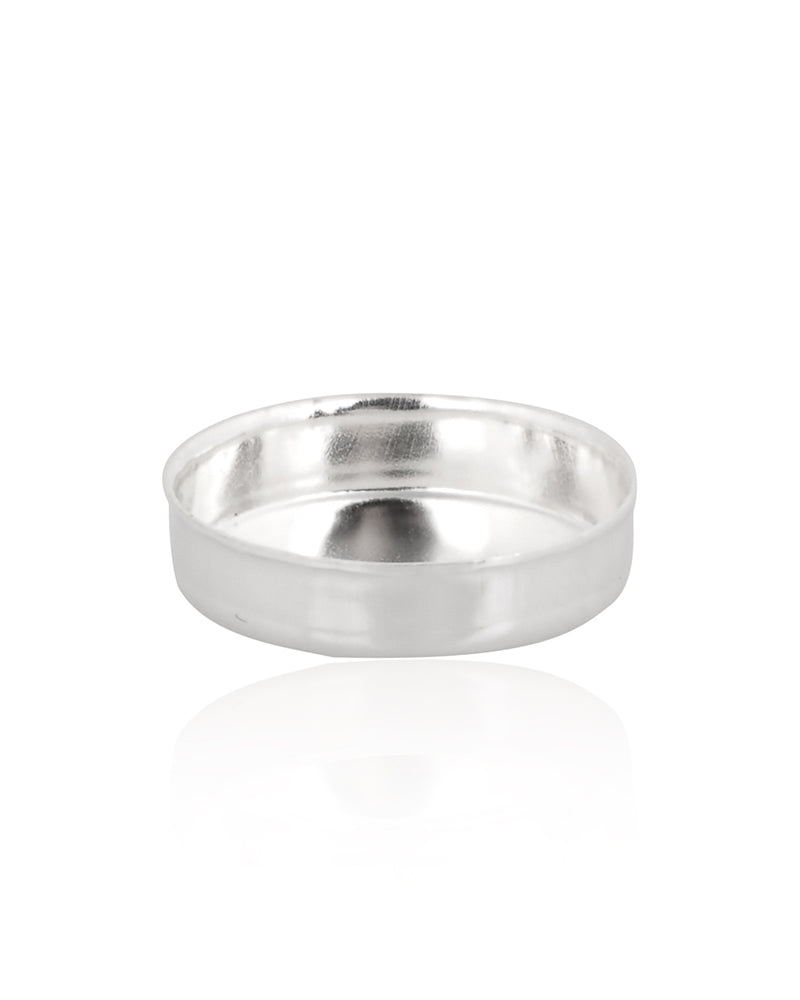 925 Sterling Silver Bezel Cup 10mm