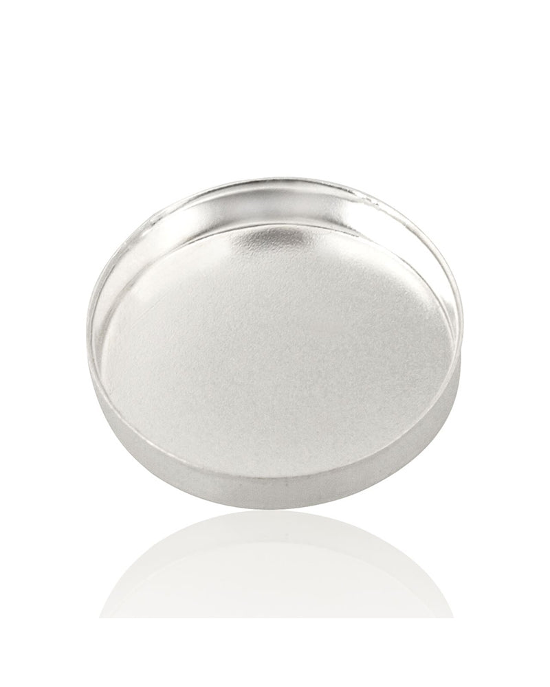 925 Sterling Silver Bezel Cup 14mm