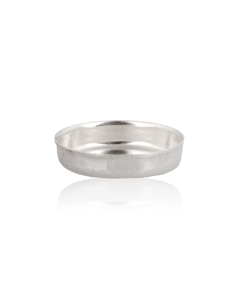 925 Sterling Silver Bezel Cup 8/6mm