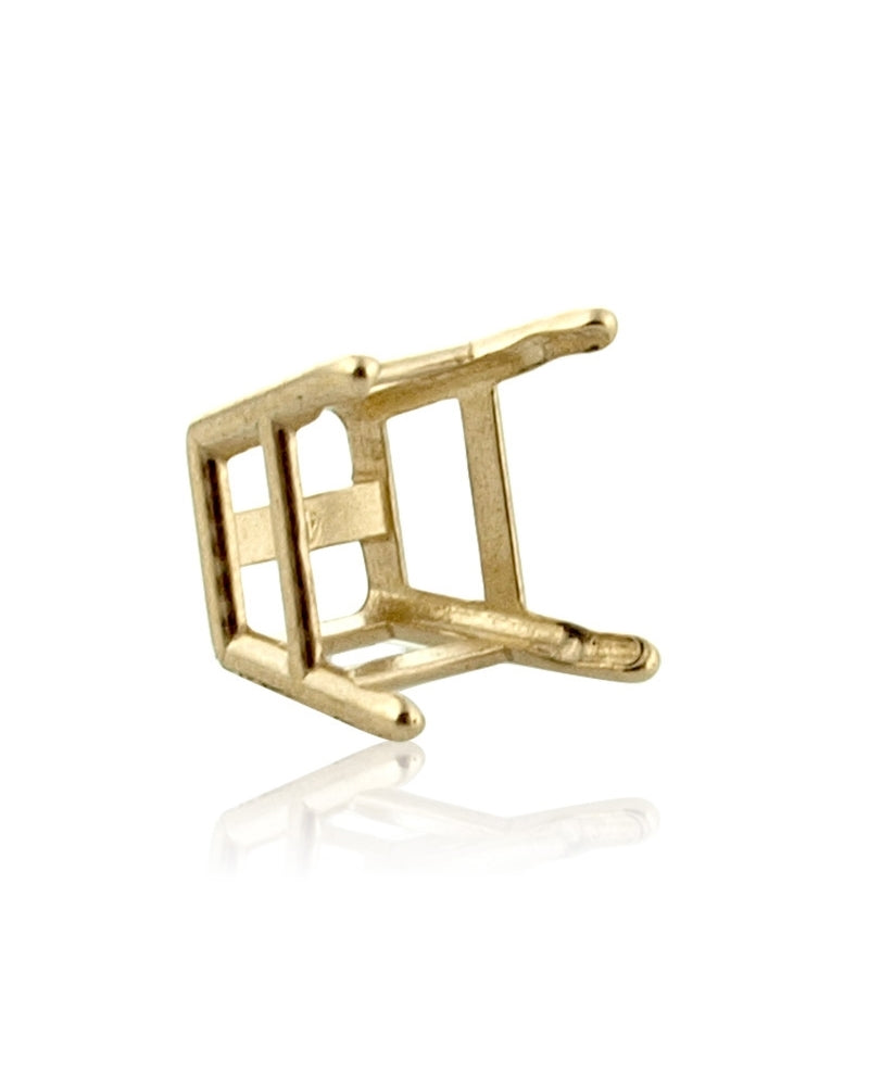 14KY 4mm Square Lw Basket Pntch 14K4134P-Sp