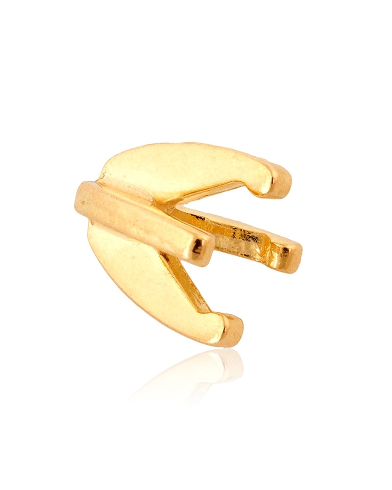 18K Yellow Gold 4 Prongs Cast Martini Setting 25Pt