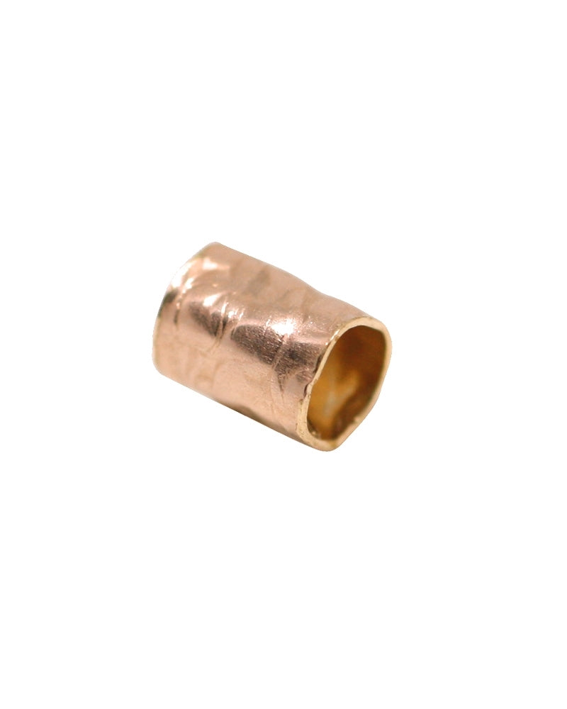 Rose Gold Filled Hammered Tube 4/5mm