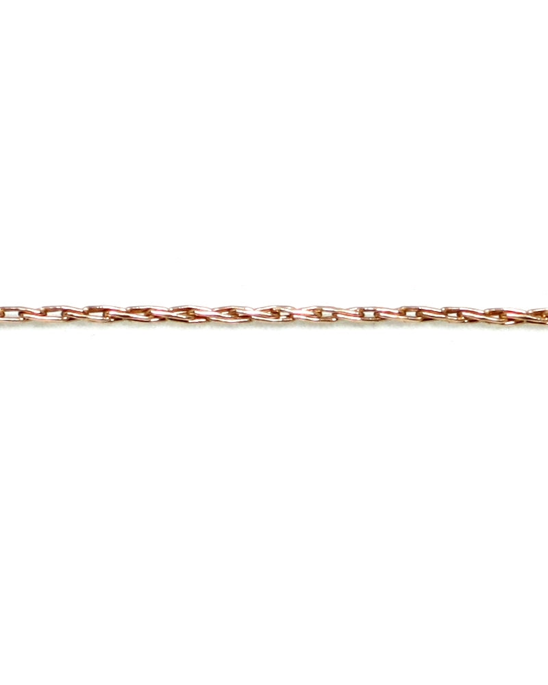 Rose Gold Filled Wheat Chain 0.75mm