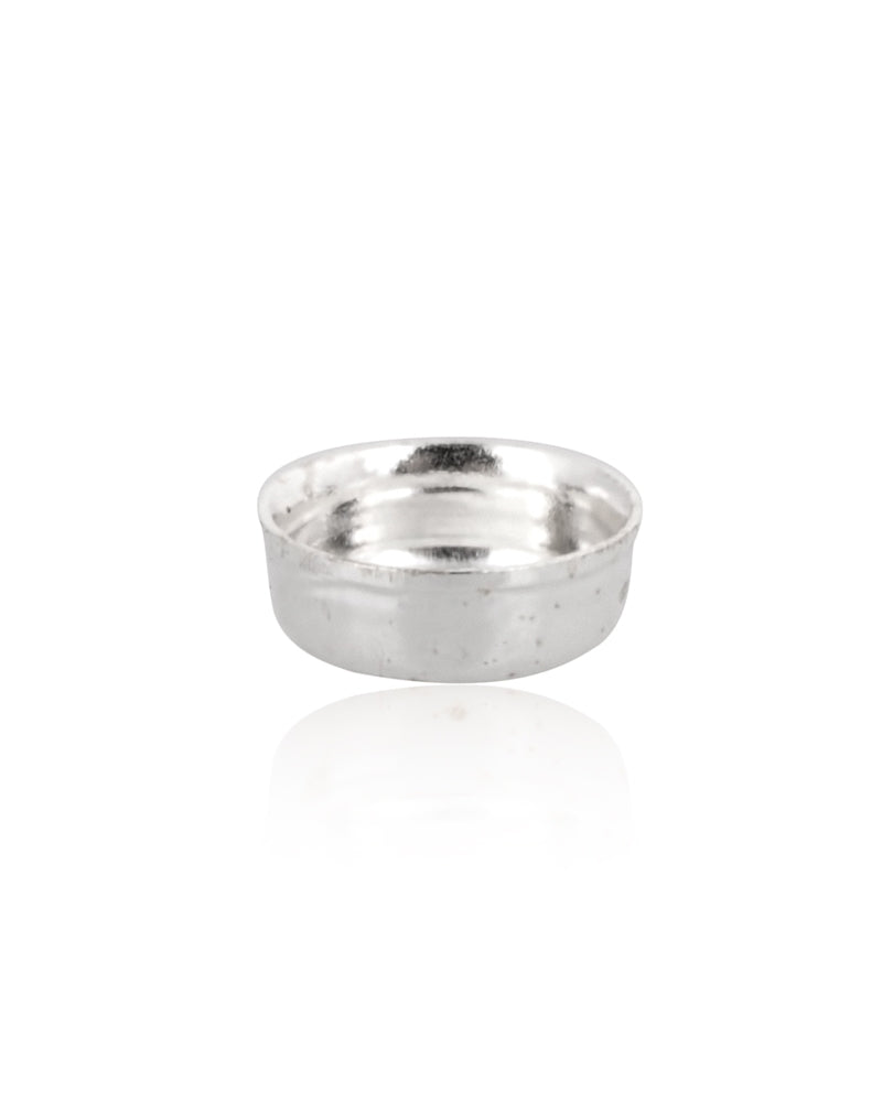 925 Sterling Silver Round Bezel Cup 3mm