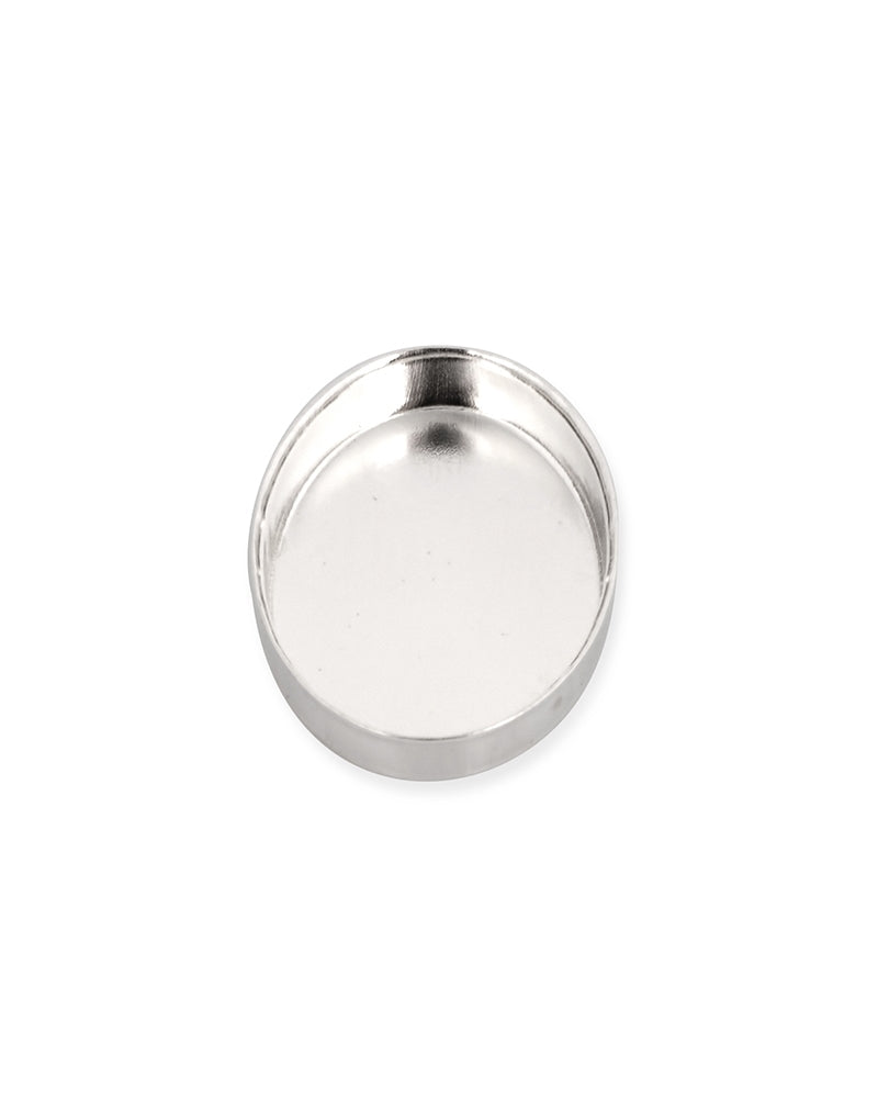 925 Sterling Silver Bezel Cup 10/14mm
