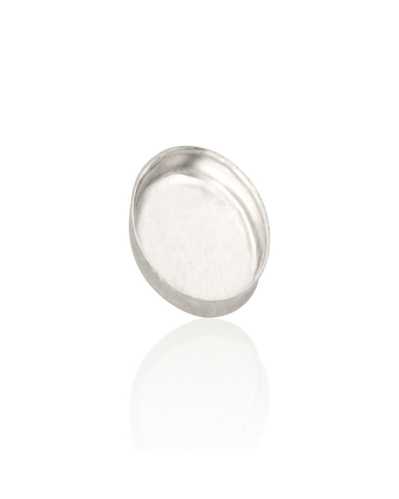 925 Sterling Silver Bezel Cup 5/7mm