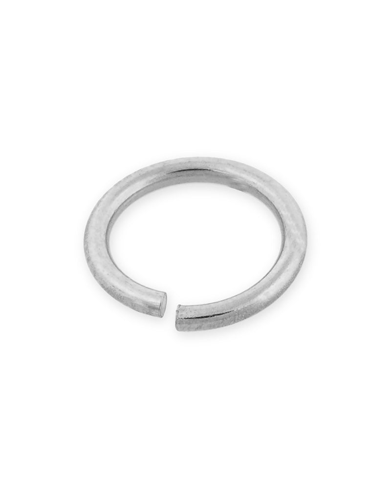 925 Sterling Silver Open Jump Ring 0.9X4mm