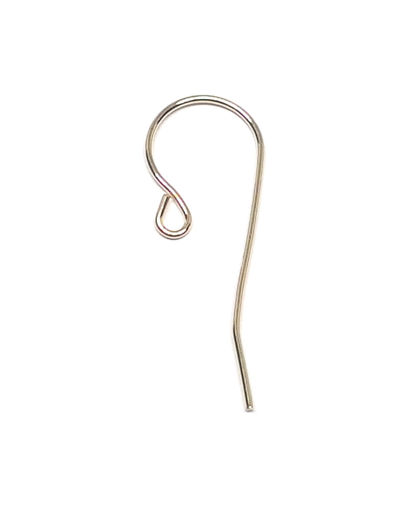 Yellow Gold Filled Kidney Ear Wire 0.7mm