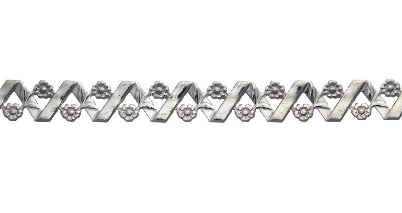 935 Silver Decorated Strip 1304H