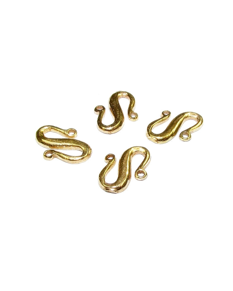 Yellow Gold Filled S Shape Clasp