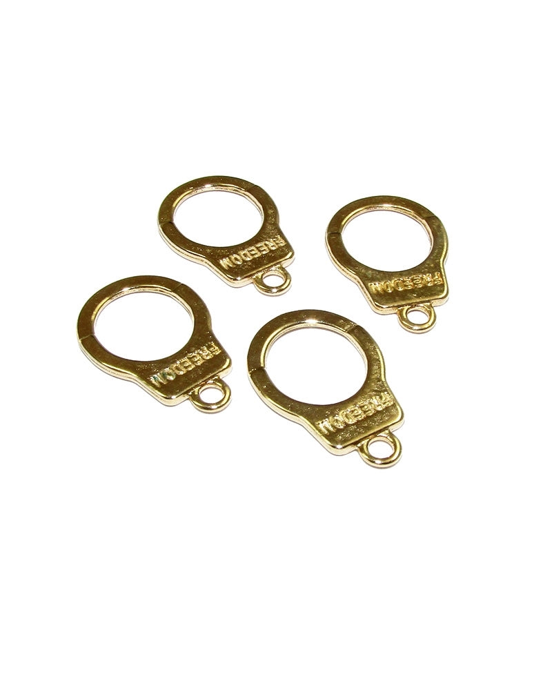 14K Gold Plated Cuffs Pendant