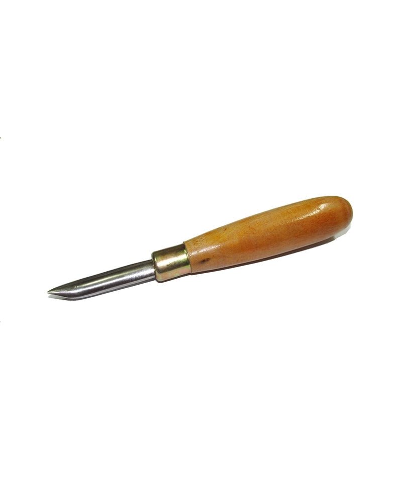 Burnisher Curved With Wooden Handle