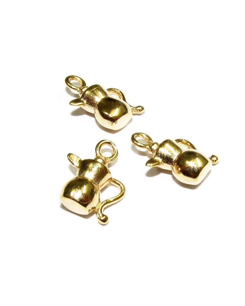 14K Gold Plated Pitcher Pendant