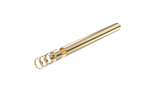 14K Yellow Gold Round Tube 4mm