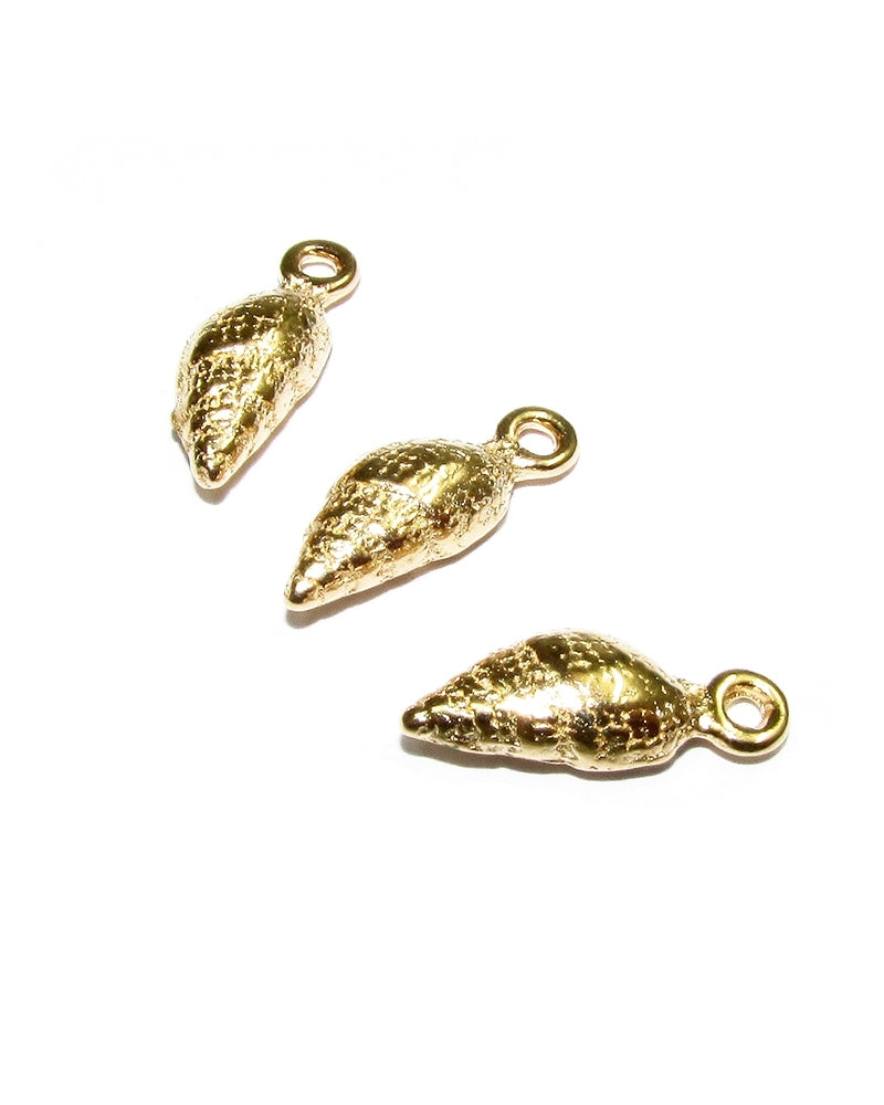 14K Gold Plated Shell Pendant