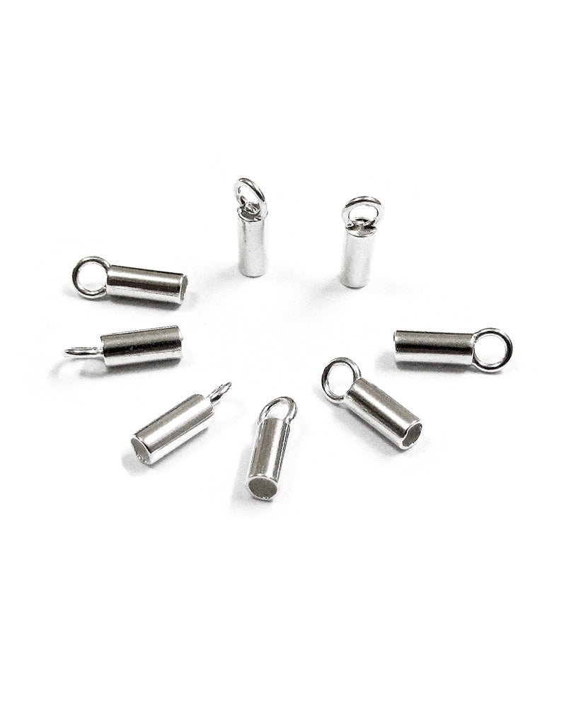 925 Sterling Silver End Caps 1.5 X 5mm
