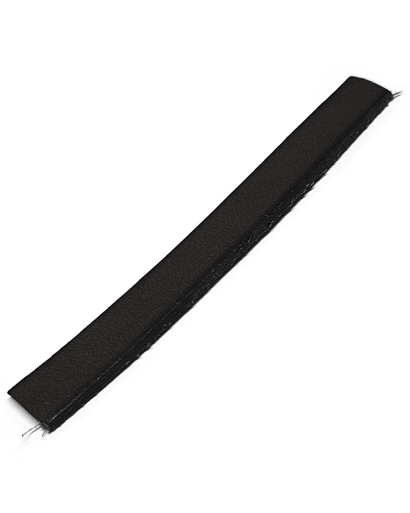 Black Leather Flat Strip 10X2mm