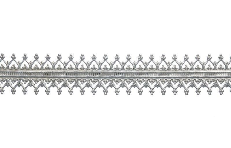 935 Silver Decorative Bezel Wire Strip 599