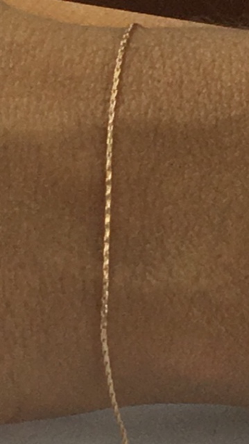 Yellow Gold-Filled Cable Extension Chain 2mm/4 mm