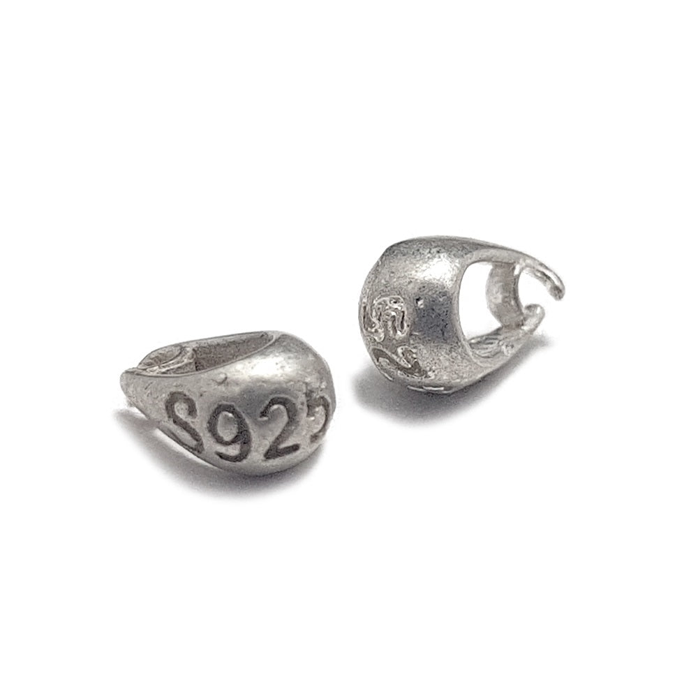 925 Sterling Silver Bail 7.5 X 2.5mm