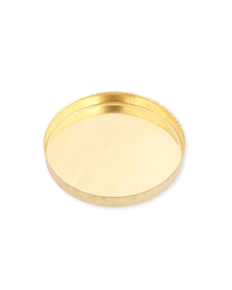 Yellow Gold Filled Bezel Cup 20mm