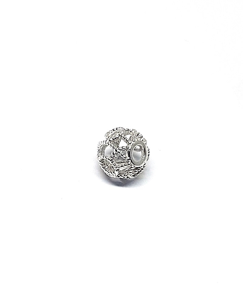 Sterling Silver 8mm Tissue Ball