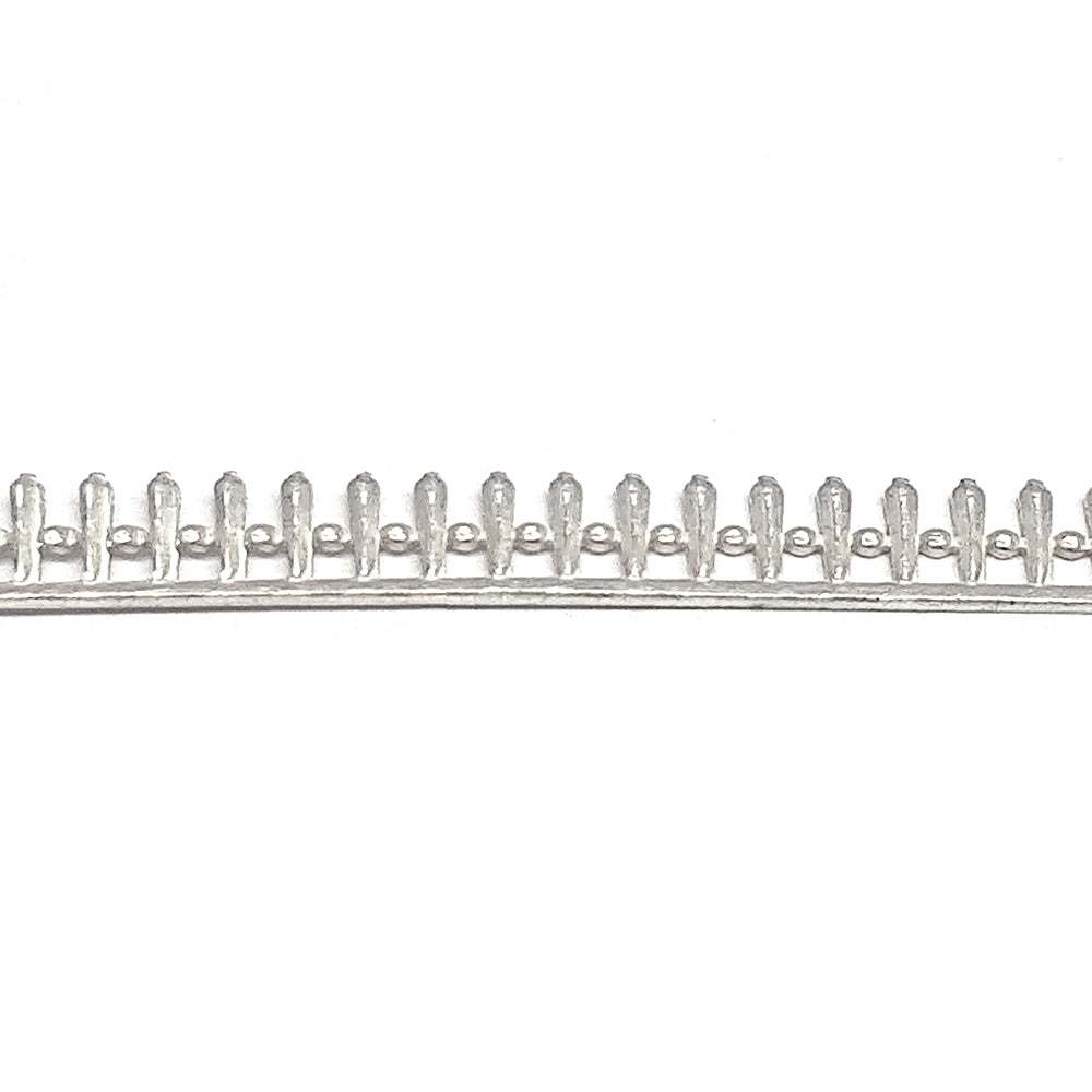 935 Silver Gallery Pattern Strip 3311