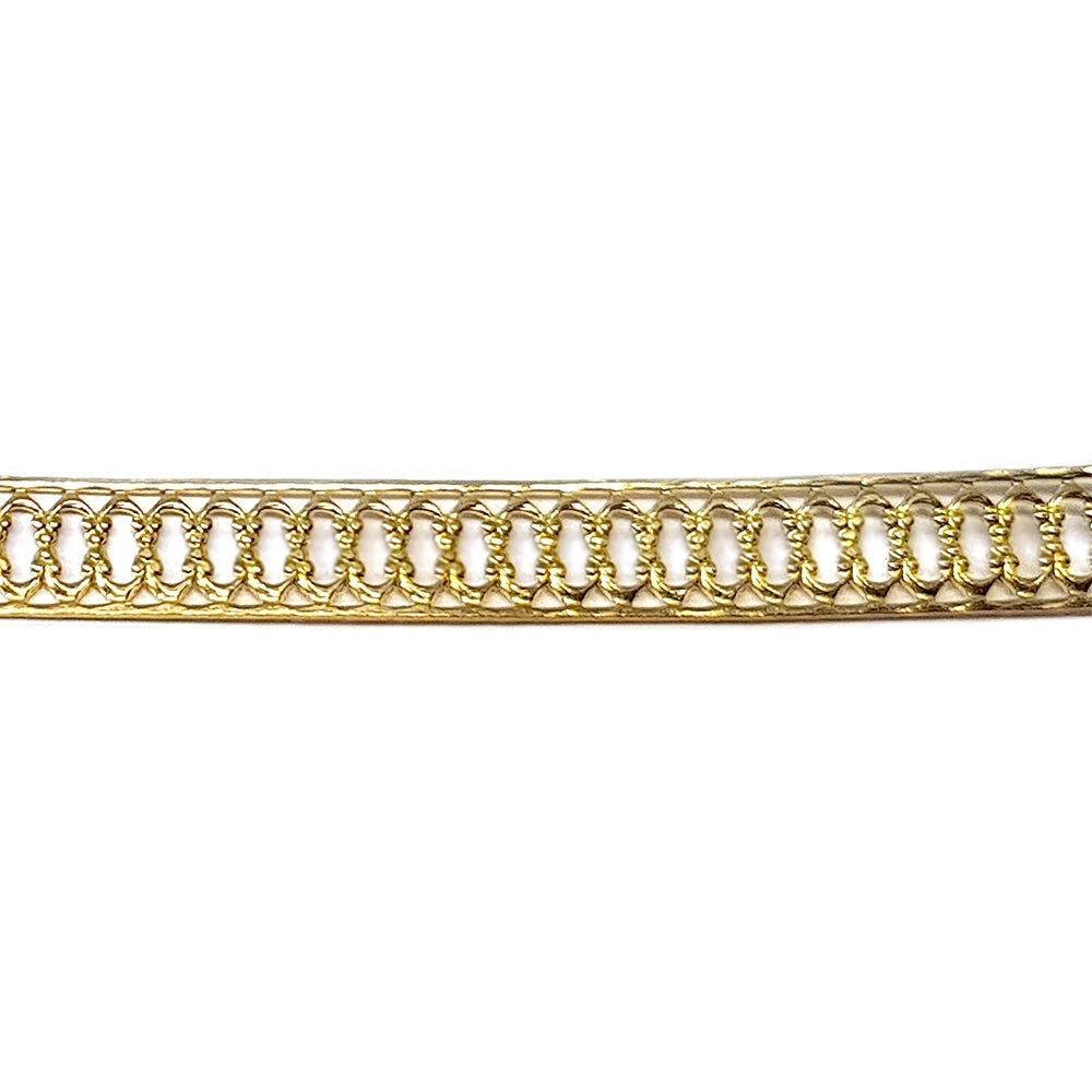 Brass Gallery Ribbon 3098