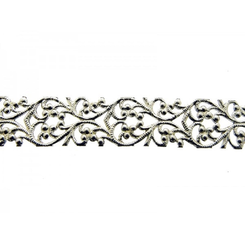 935 Silver Gallery Pattern Strip 3248
