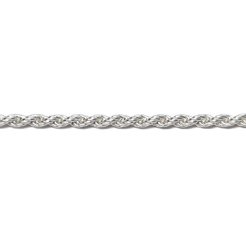 925 Sterling Silver Rope Chain 2mm