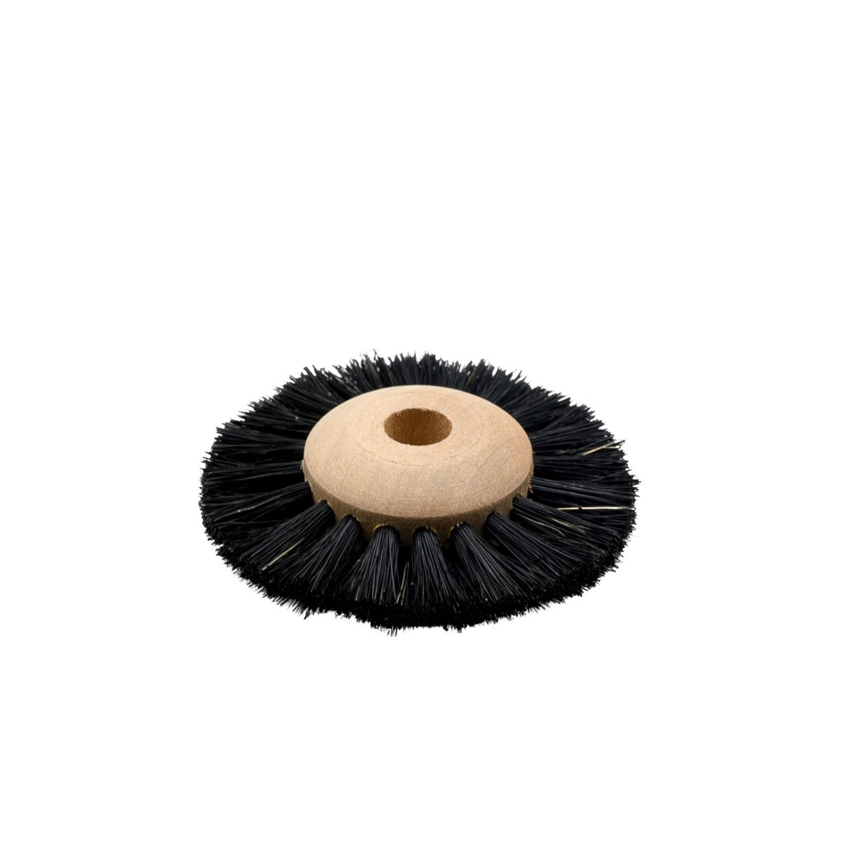 Black Hair Brush wooden base