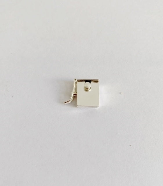 Sterling Silver Box Clasp 16x16mm