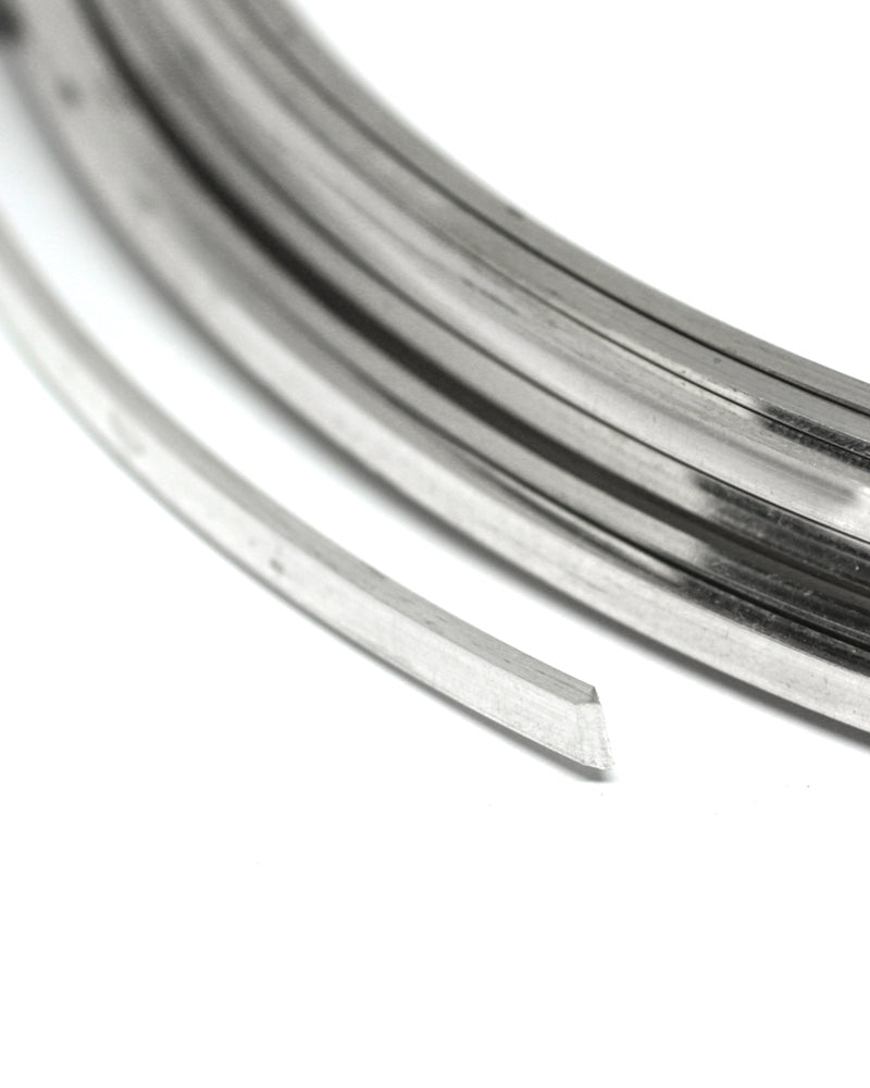 10x1mm Flat Sterling 925 Silver Wire Soft