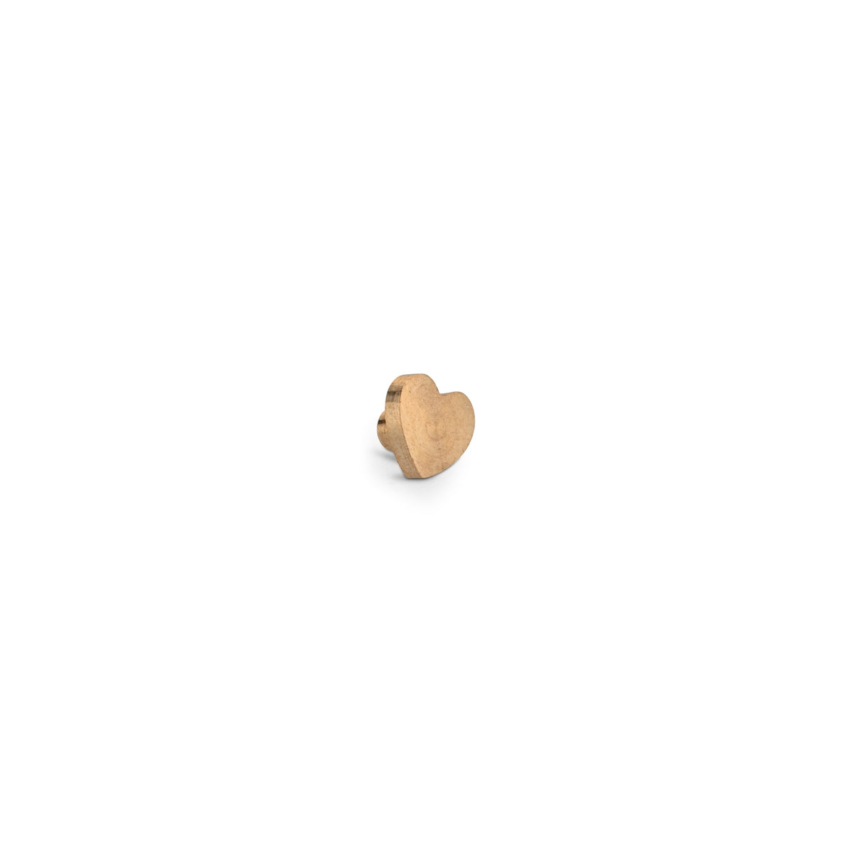 14KY Gold Heart Screw Butterfly FVCU5