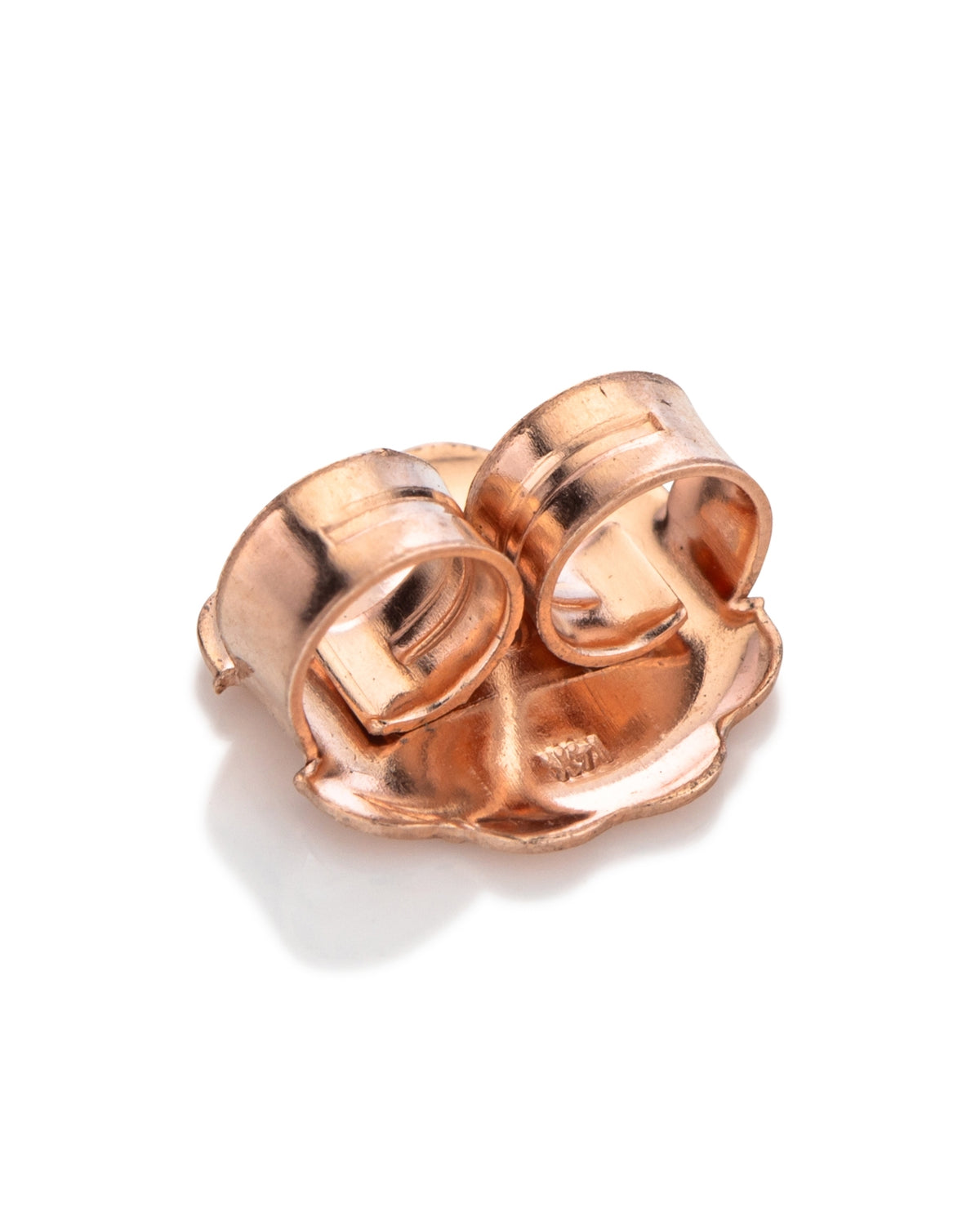 14K Rose Gold Large Flower Ear nut