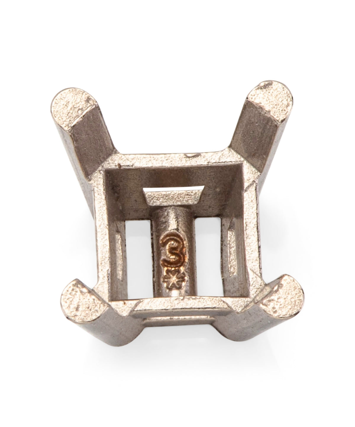 14KW Gold 3.75MM Square Basket Setting