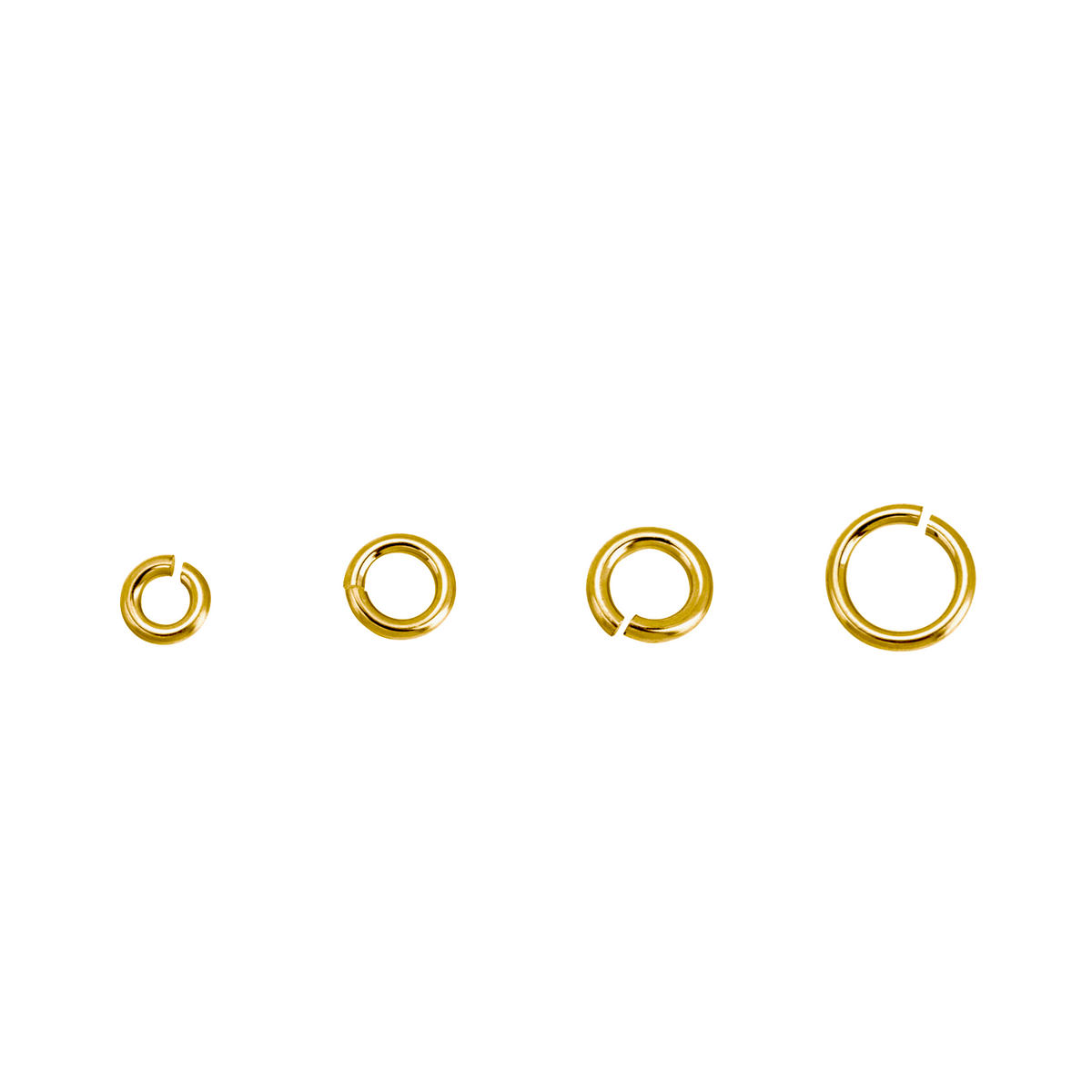 Yellow Gold Filled 0.6X2.5mm Open Jump Ring