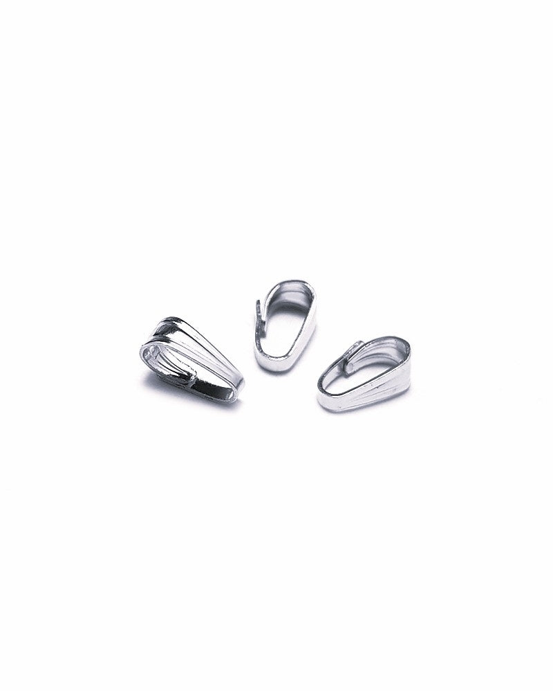 Sterling 925 Silver 6mm length Small Locket Bail
